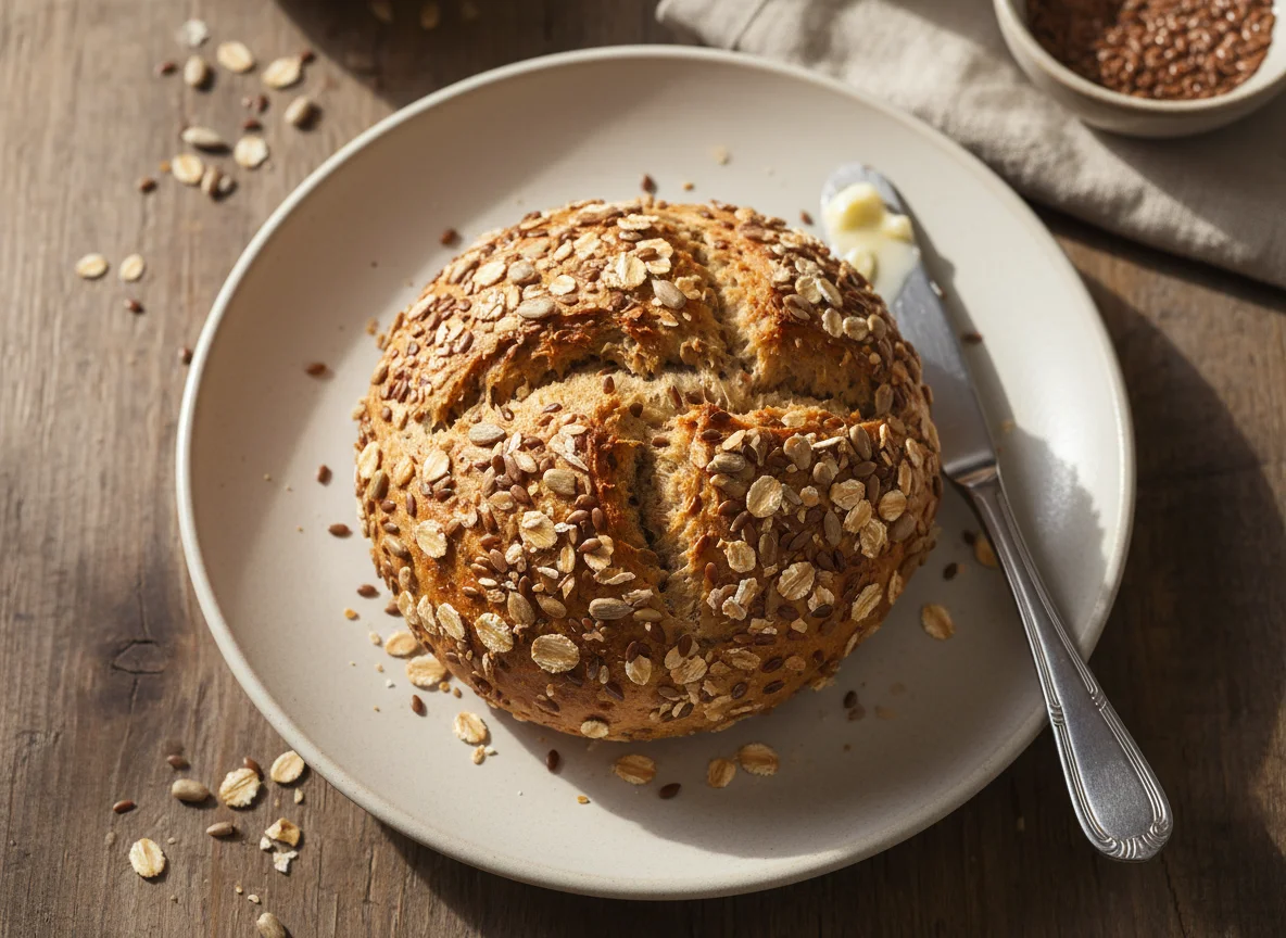 Multigrain Seeded Bread Roll photo