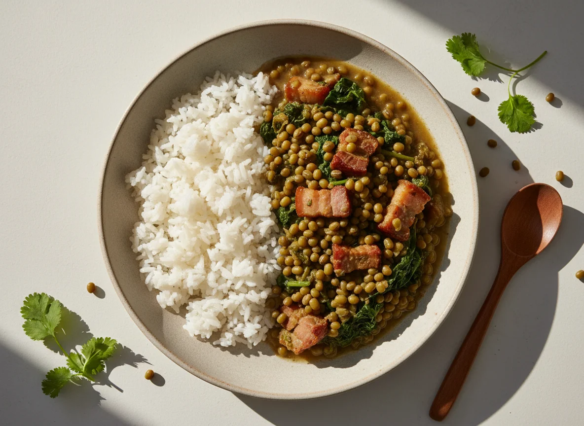 Mung Bean Stew with Rice photo