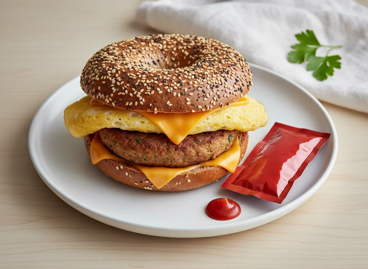 Muscle Food Chicken Bagel photo