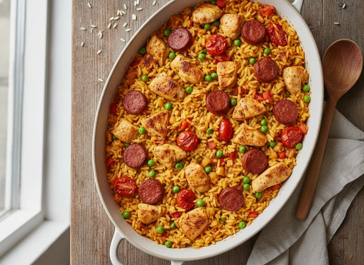 Muscle Food Chicken & Chorizo Paella photo