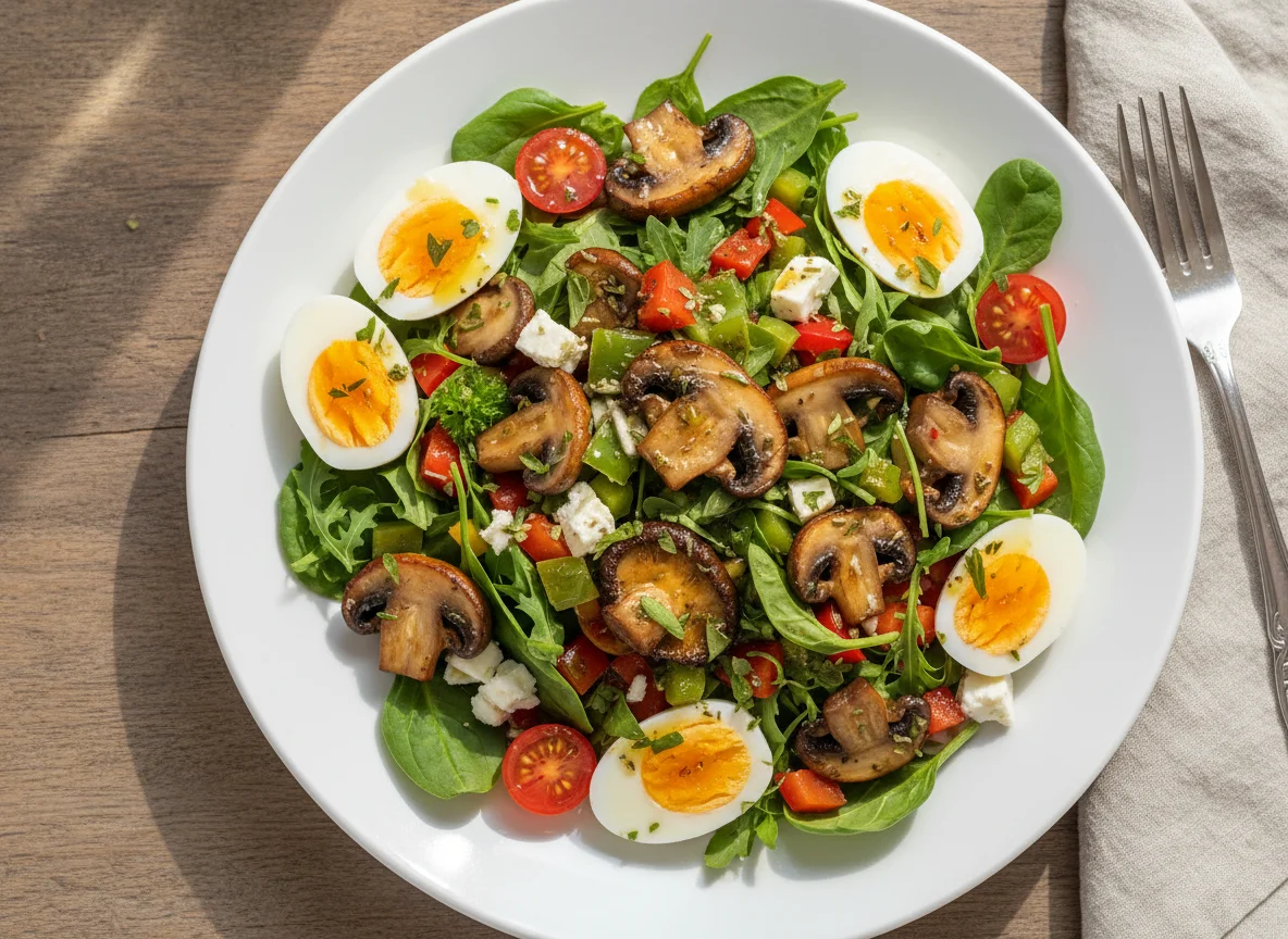 Mushroom and Vegetable Salad photo