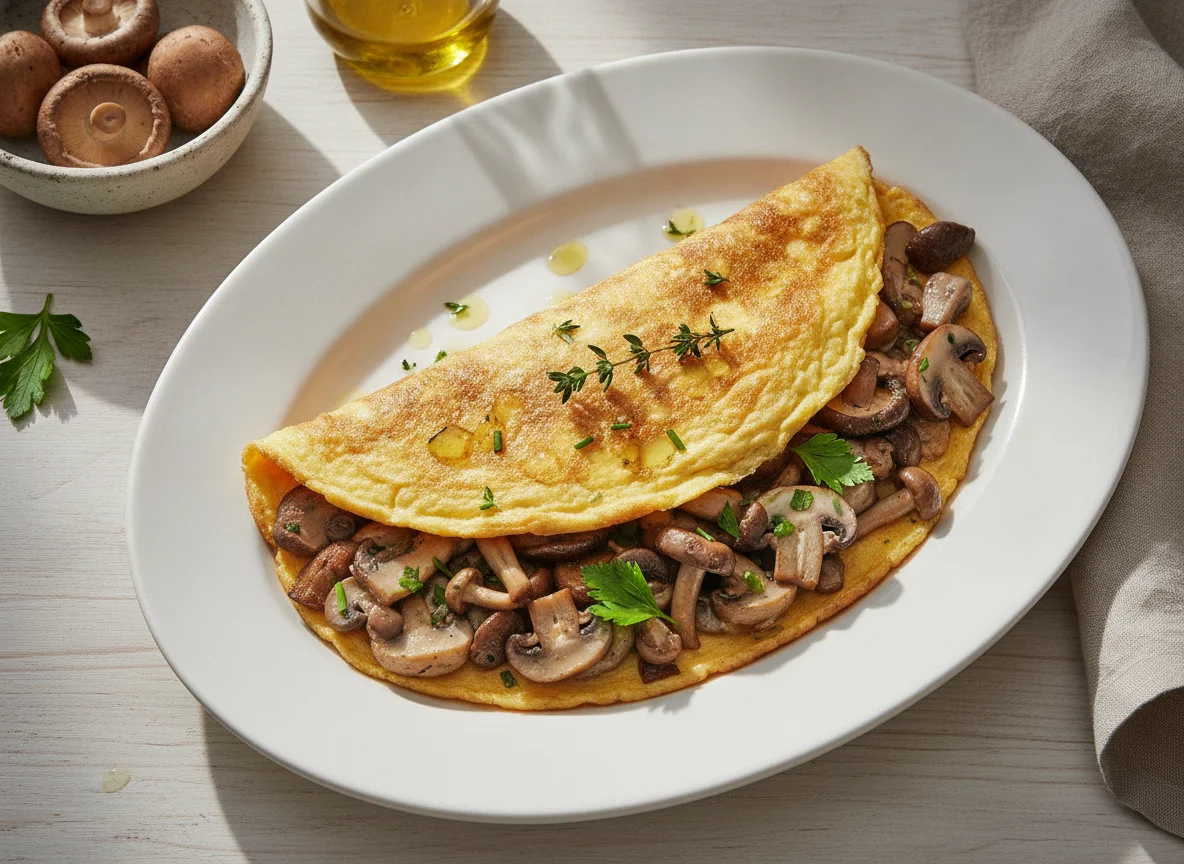 Mushroom Omelette photo