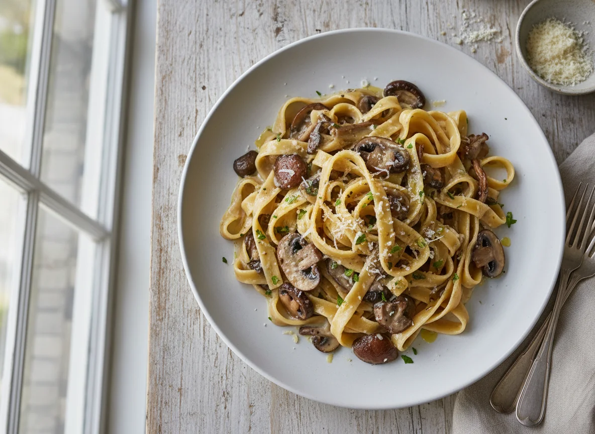 Mushroom Pappardelle photo