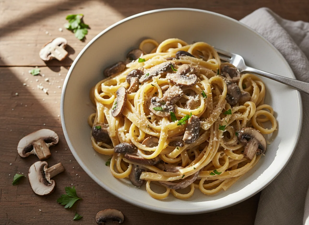 Mushroom Pasta photo