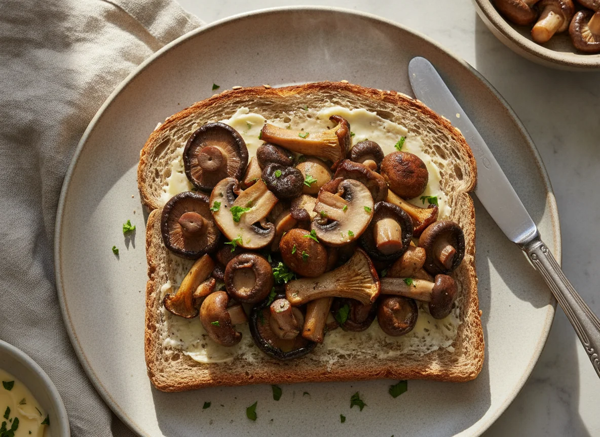 Mushrooms on Toast photo
