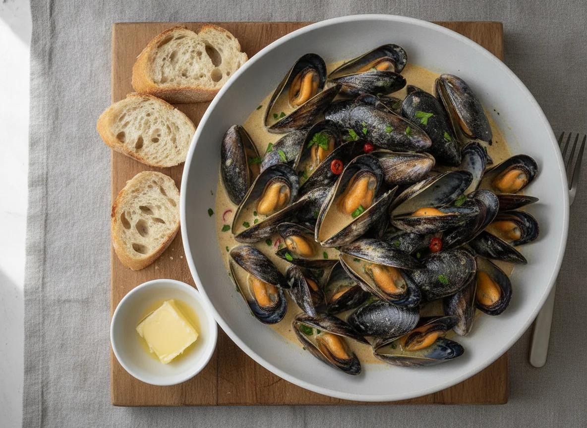 Mussels in Cream Sauce photo