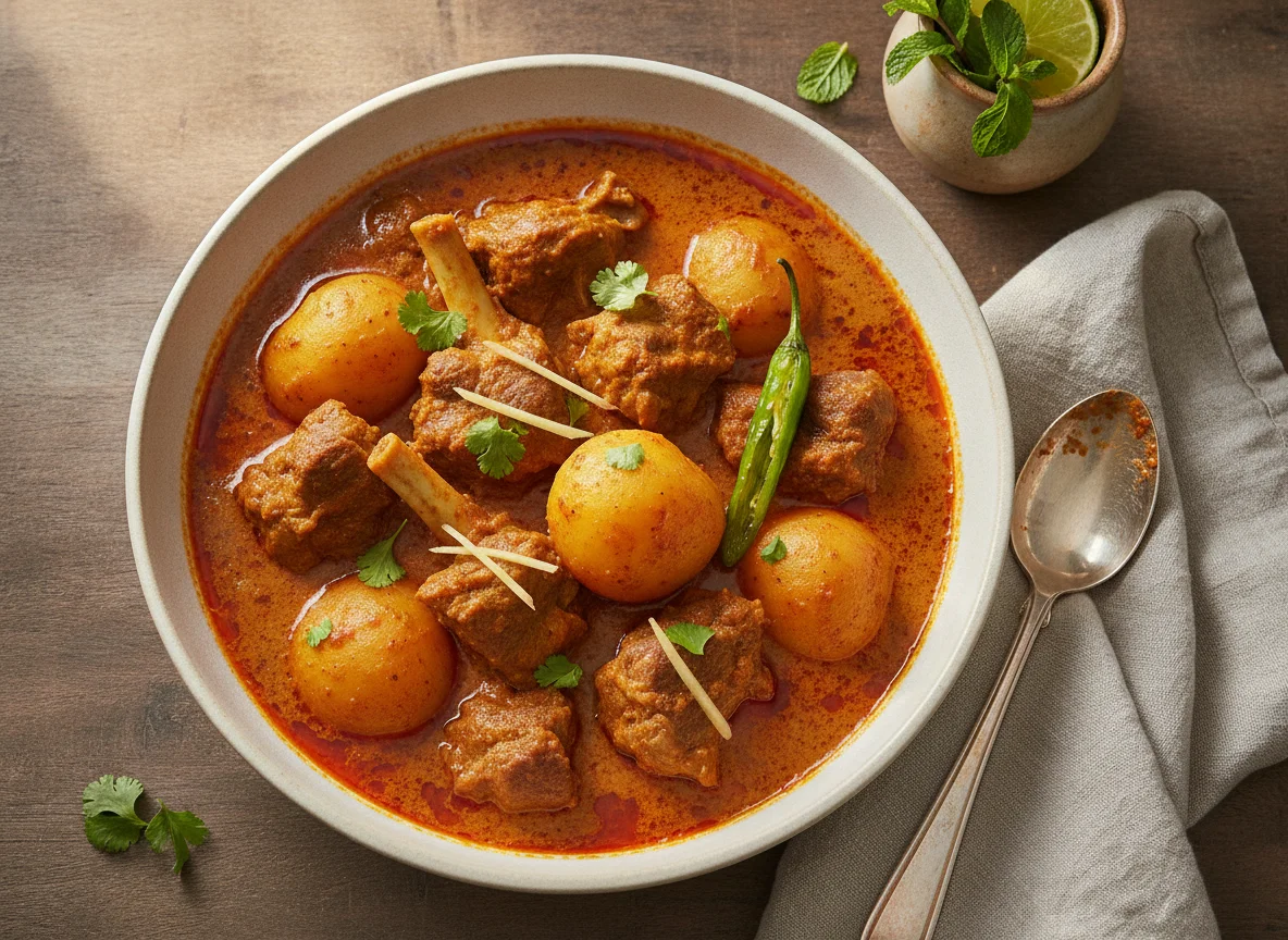 Mutton and Potato Curry (Aloo Gosht) photo