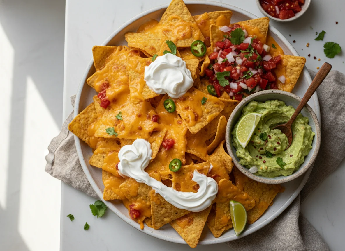 Nachos with Dips photo