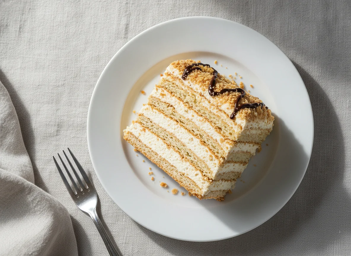 Napoleon Cake Slice photo