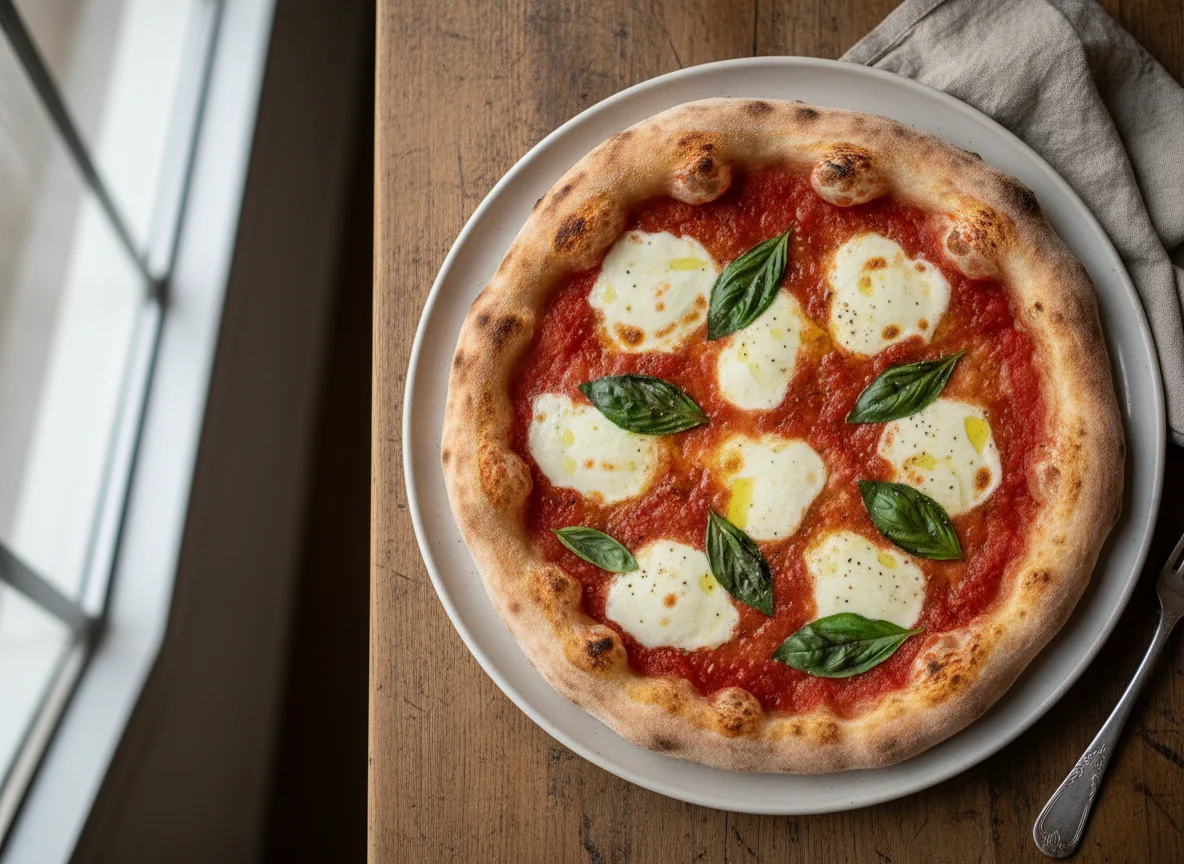 Neapolitan style pizza photo