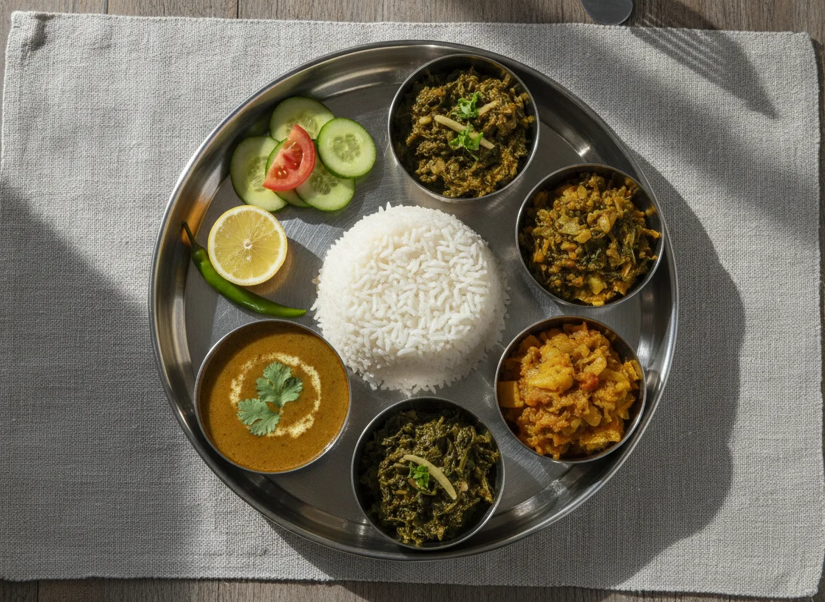 Nepali Dal Bhat Thali photo