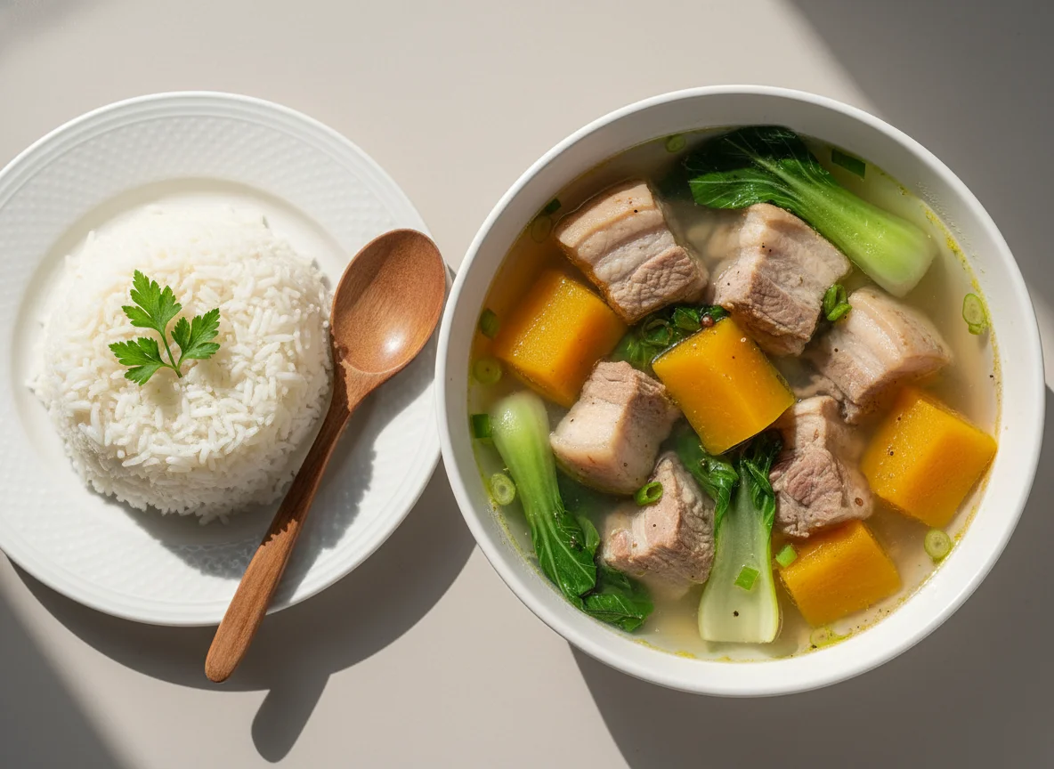 Nilagang Baboy with Rice photo