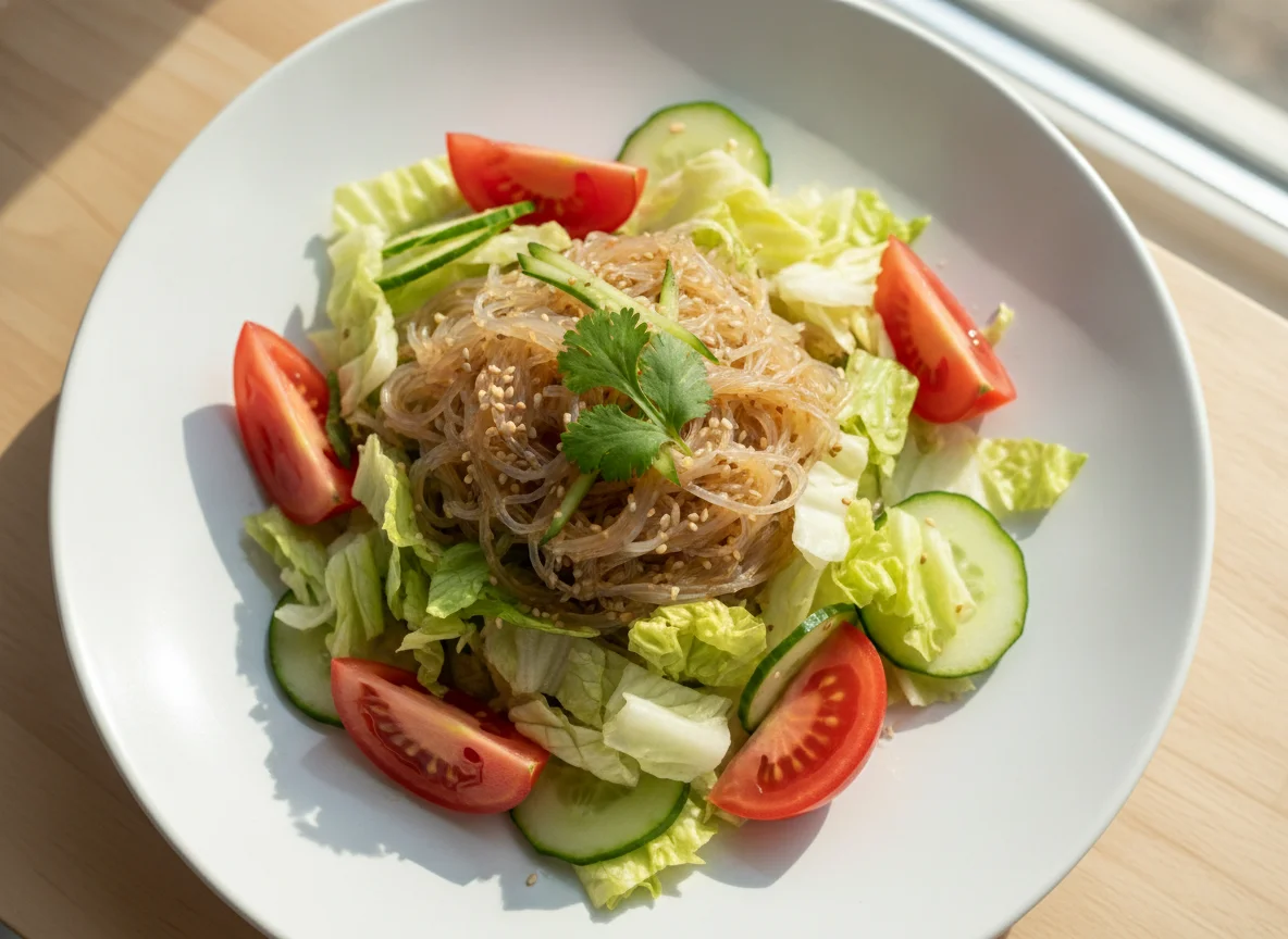 Noodle and Lettuce Salad photo