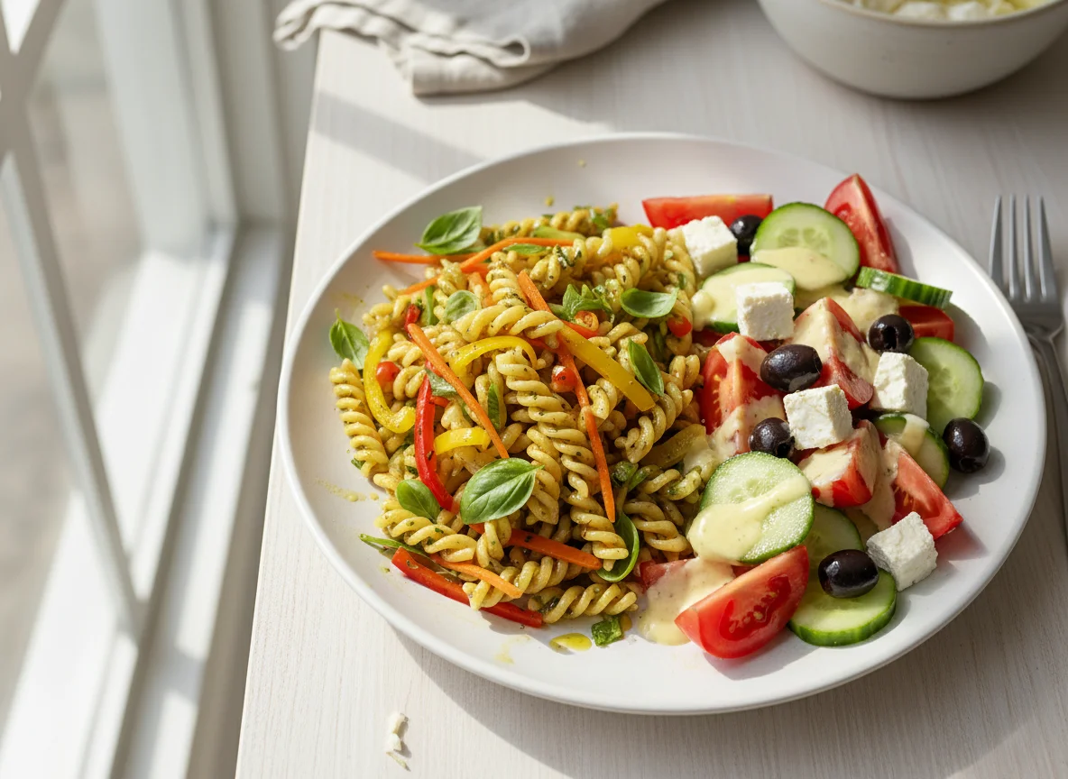 Noodles and Salad photo