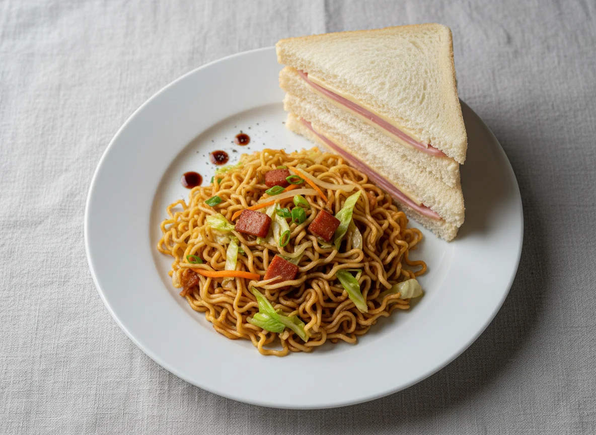 Noodles and Sandwich Combo photo