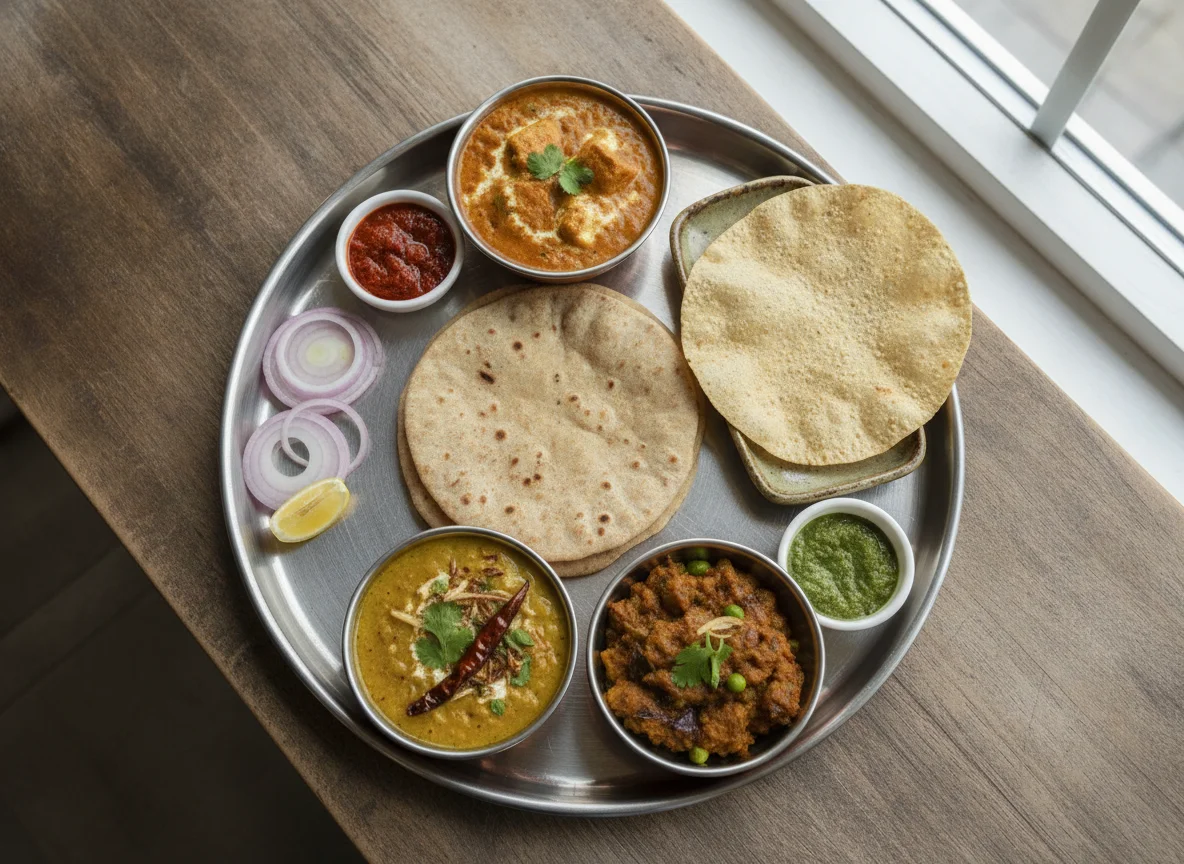 North Indian Thali photo