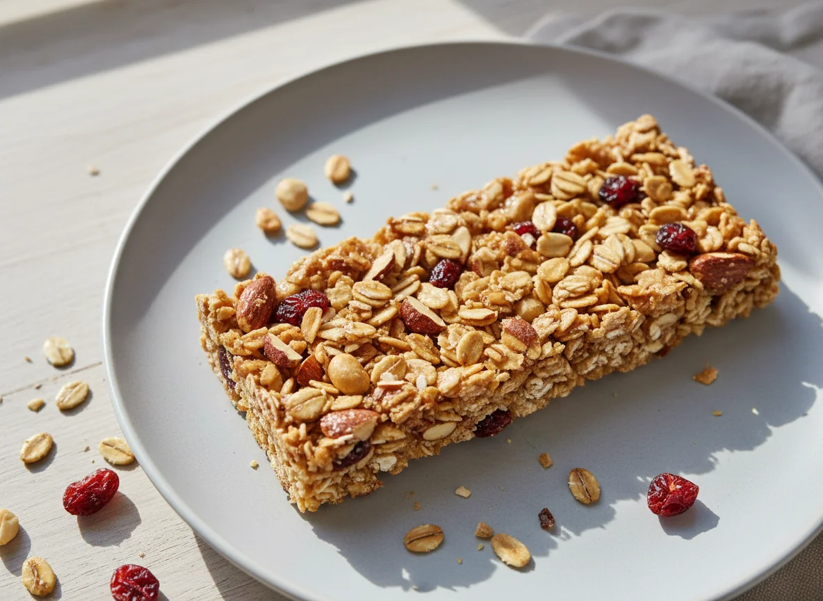 Nut and Oat Granola Bar photo