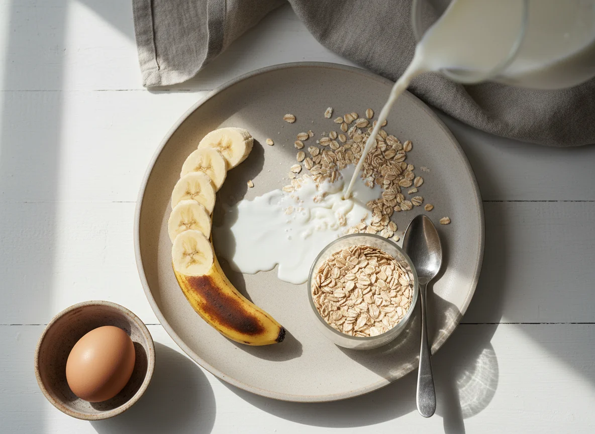 Oatmeal ingredients photo