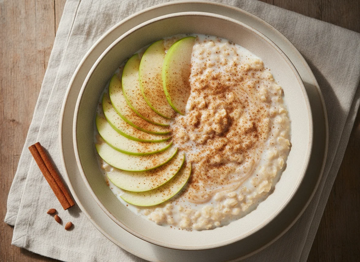 Oatmeal with Apple and Cinnamon photo