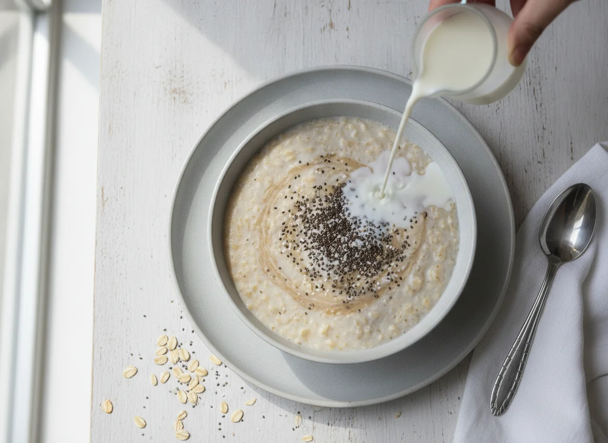 Oatmeal with Chia Seeds photo