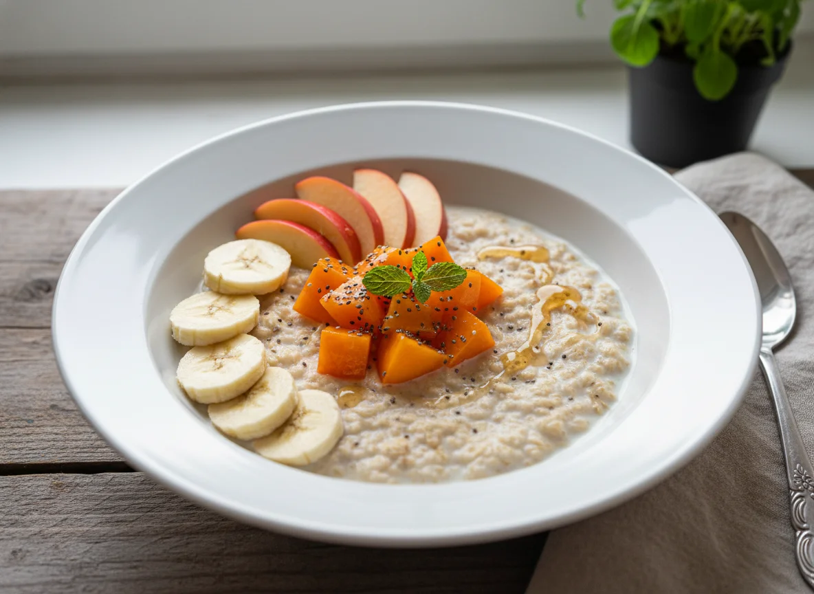 Oatmeal with Mixed Fruit photo