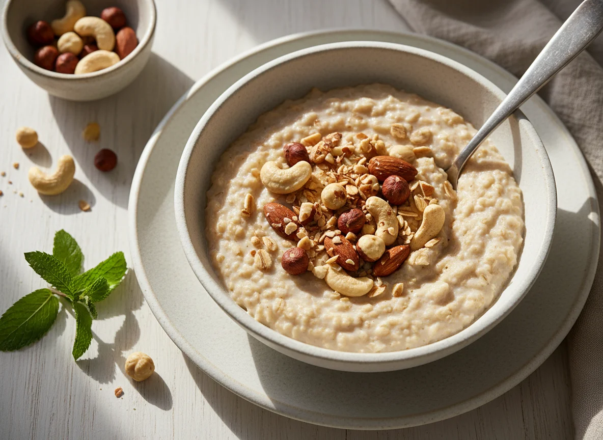 Oatmeal with Mixed Nuts photo