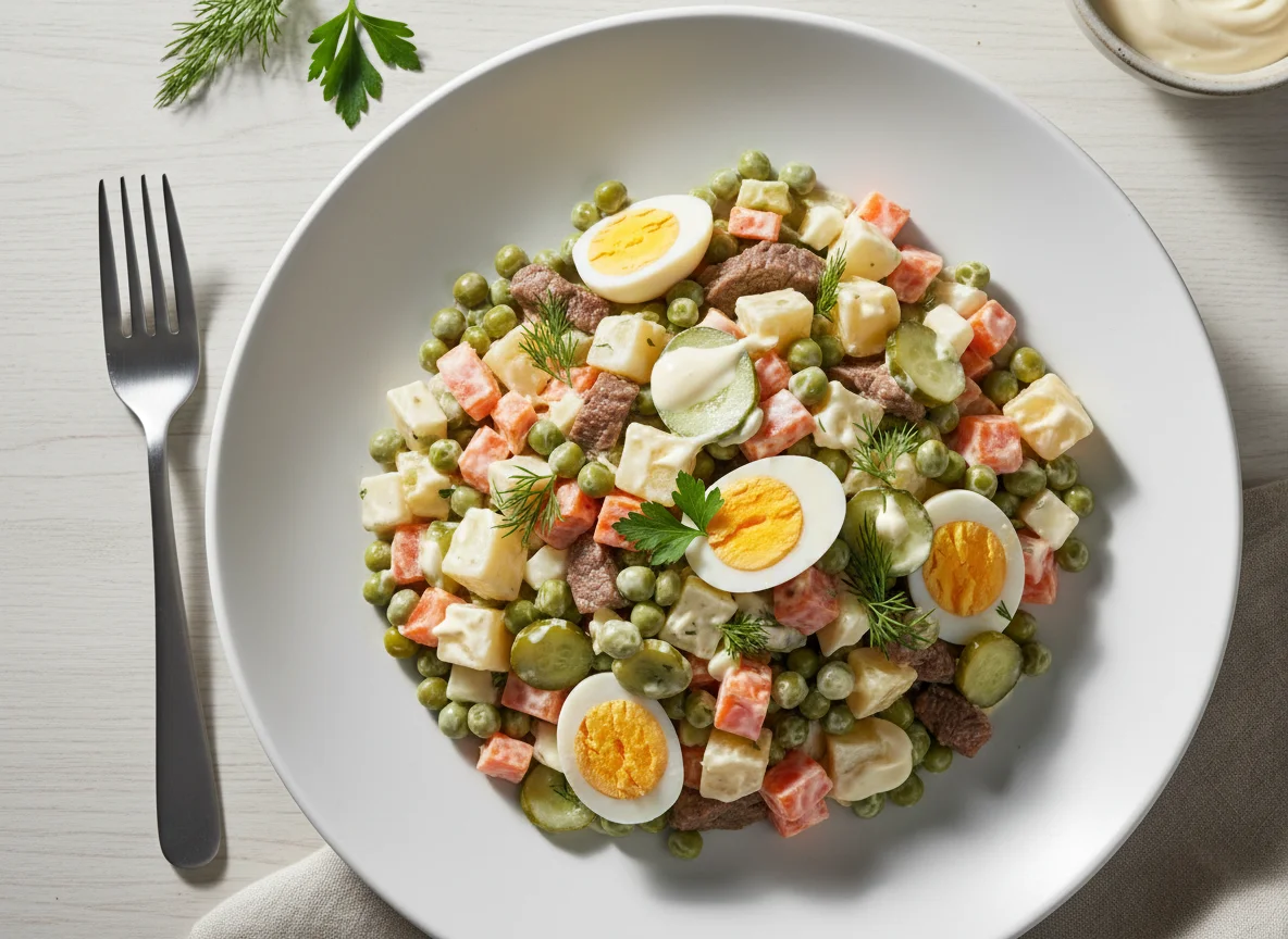 Olivier Salad (Russian Beef Salad) photo