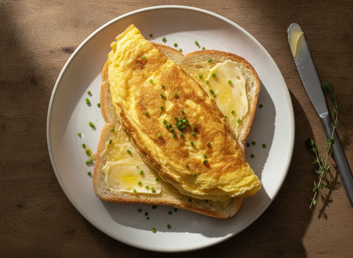 Omelette on Toast photo