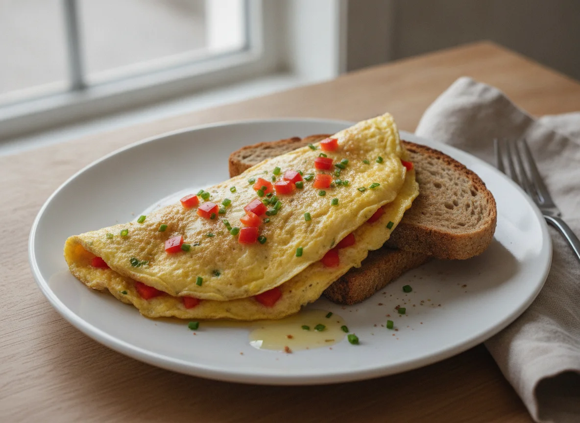 Omelette on Wholemeal Toast photo