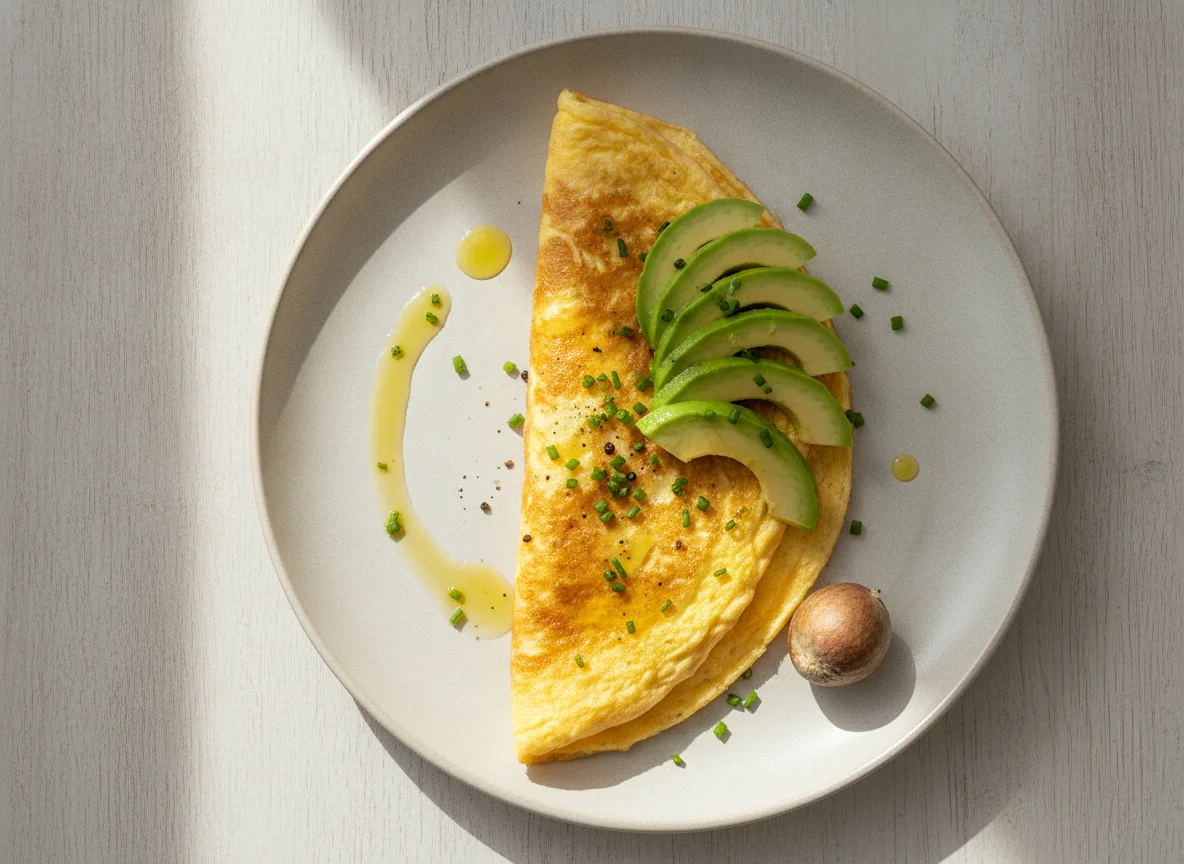 Omelette with Avocado photo
