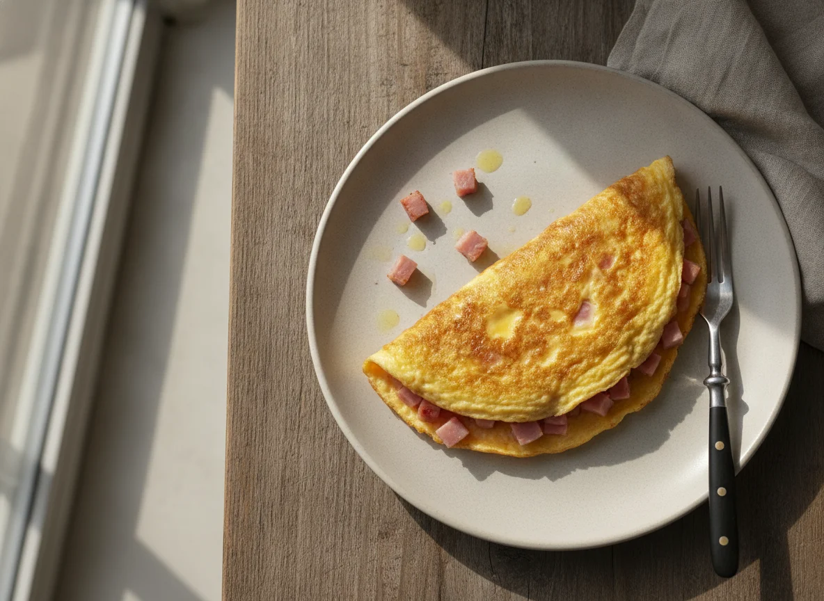 Omelette with Ham photo