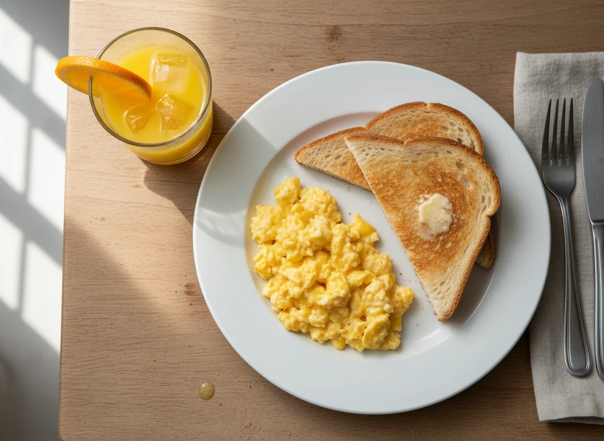 Orange Juice and Toast photo
