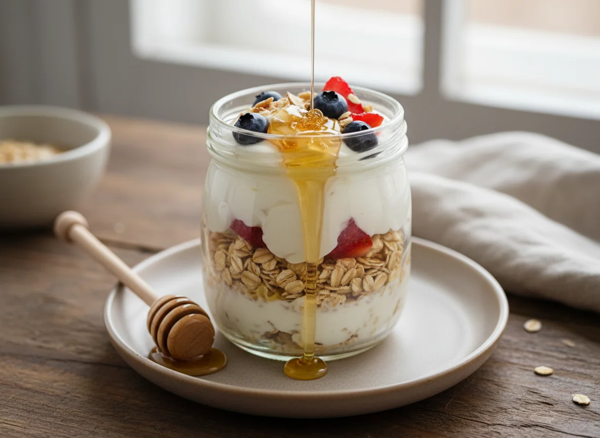 Overnight Oats with Honey photo