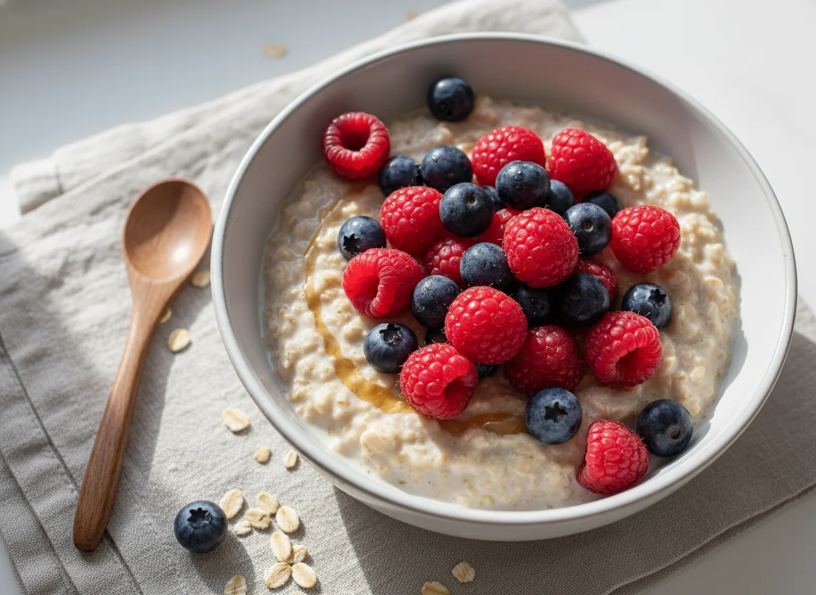 Overnight Oats with Mixed Berries photo