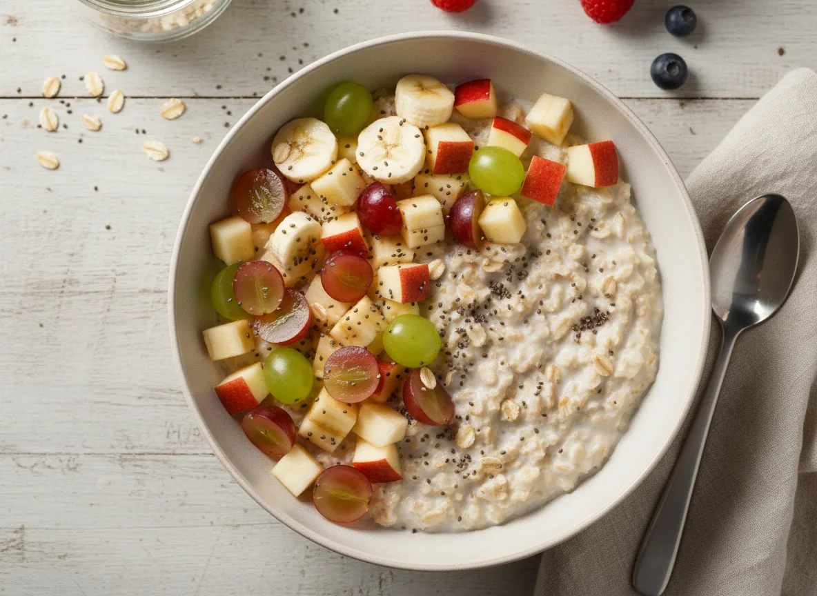 Overnight Oats with Mixed Fruit photo