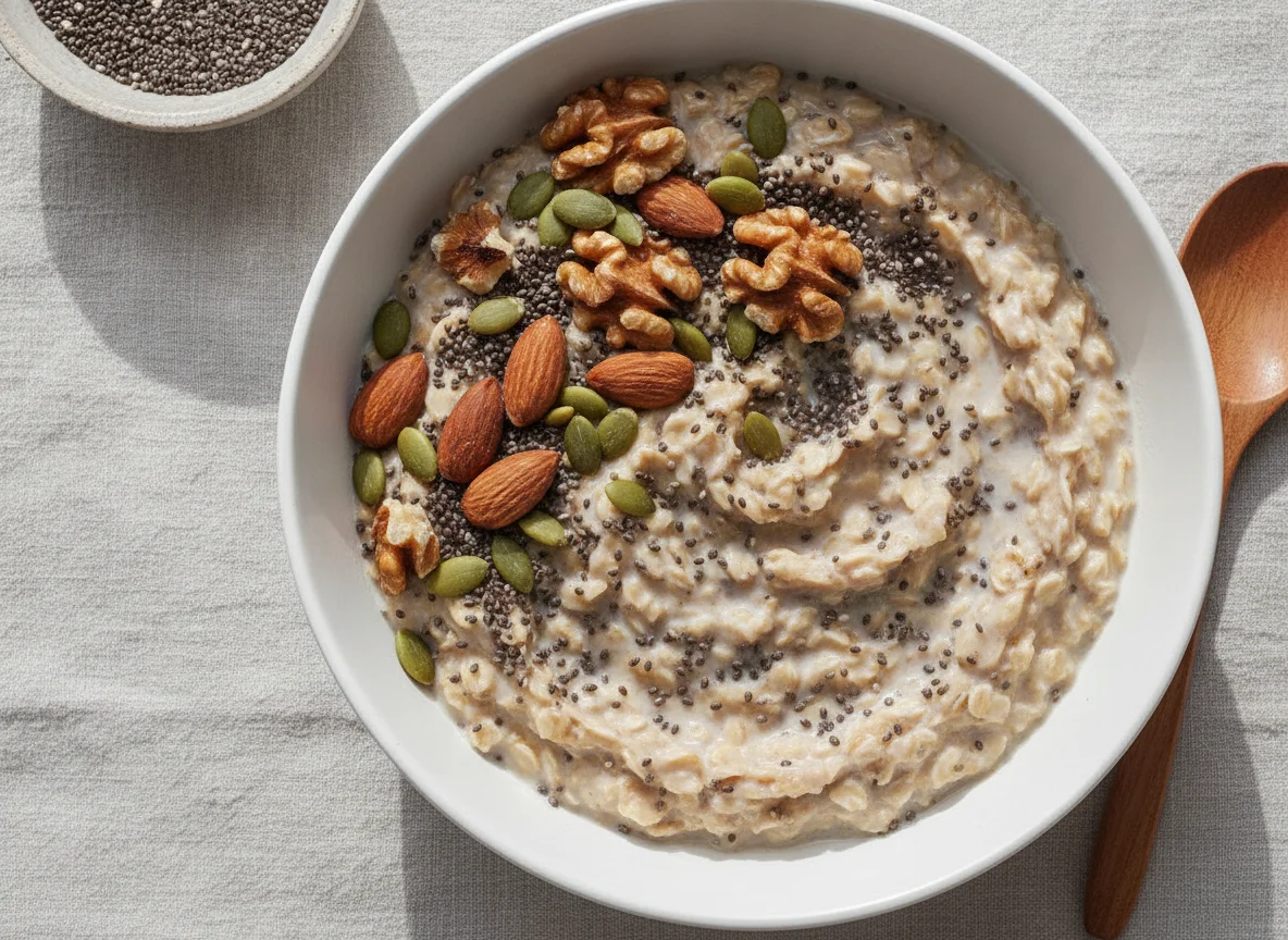 Overnight Oats with Seeds and Nuts photo