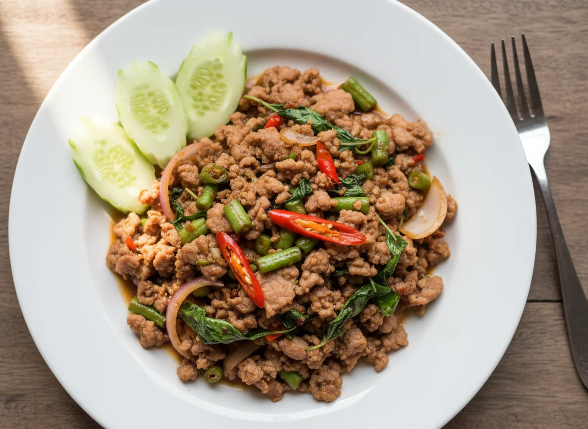 Pad Krapow Moo (Thai Basil Pork) photo