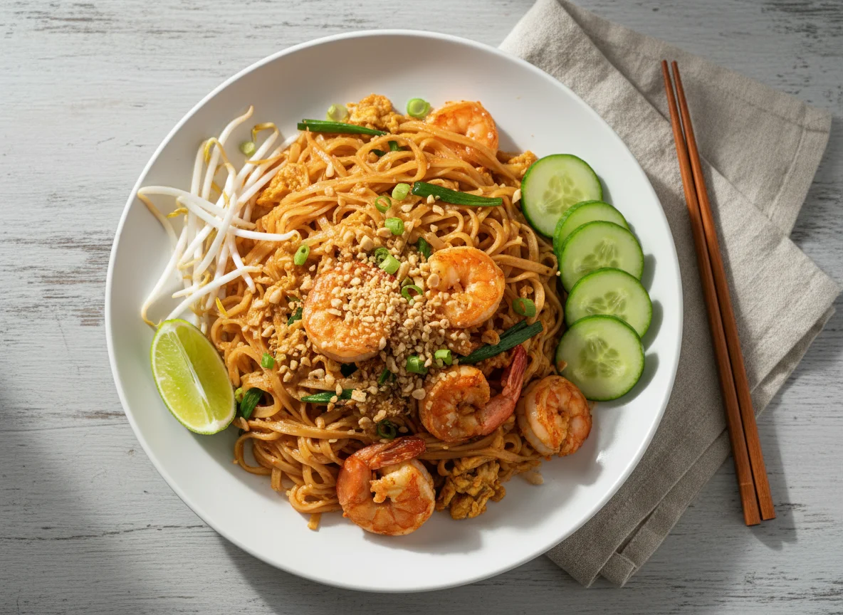 Pad Thai with Shrimp photo