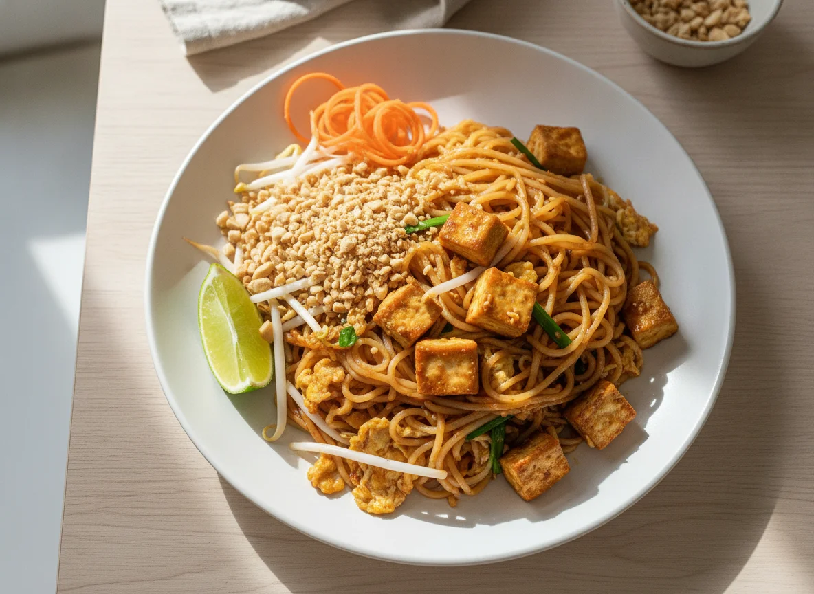 Pad Thai with Tofu photo