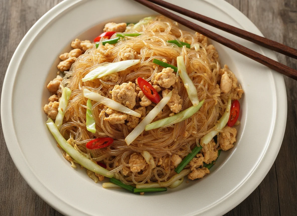 Pad Woon Sen (Stir-fried Glass Noodles) photo