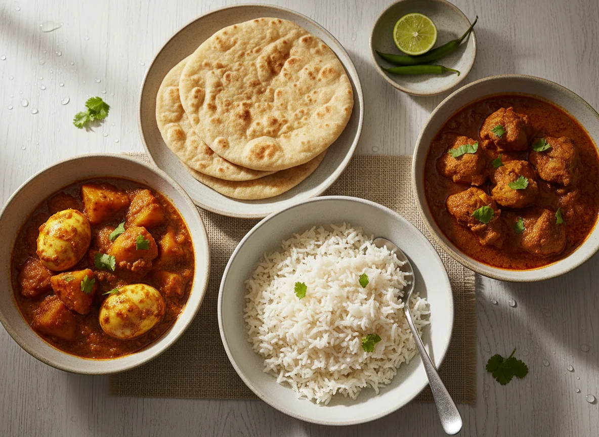 Pakistani Home Meal photo