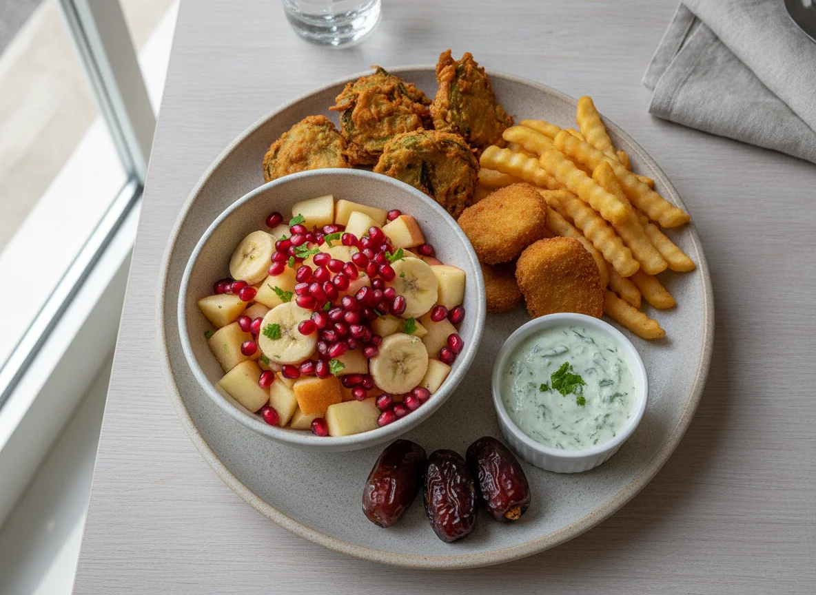 Pakistani Iftar Platter photo