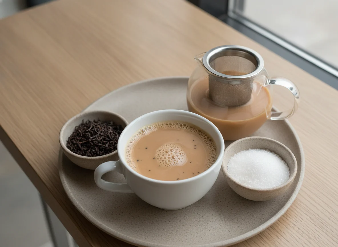 Pakistani Milk Tea (Chai) photo