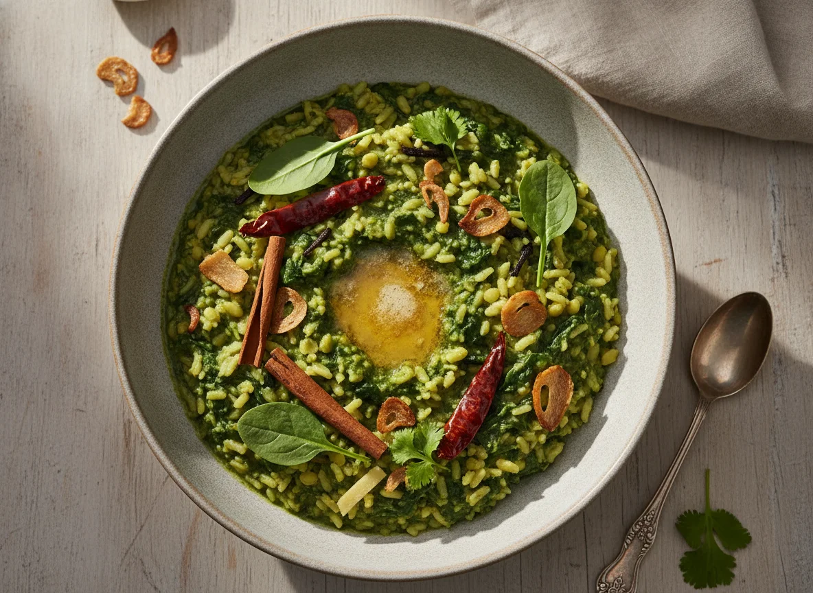 Palak Khichdi photo