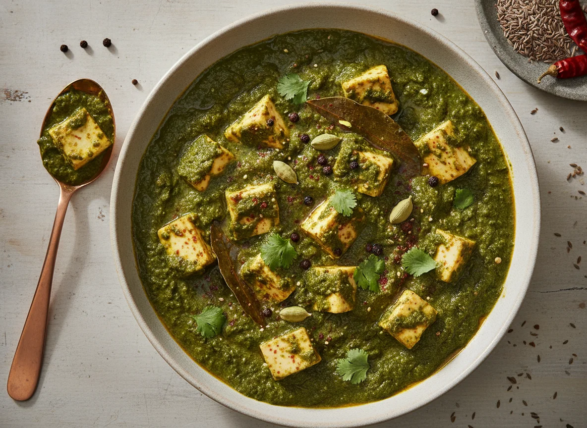 Palak Paneer Gravy photo