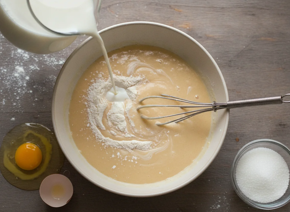 Pancake batter photo