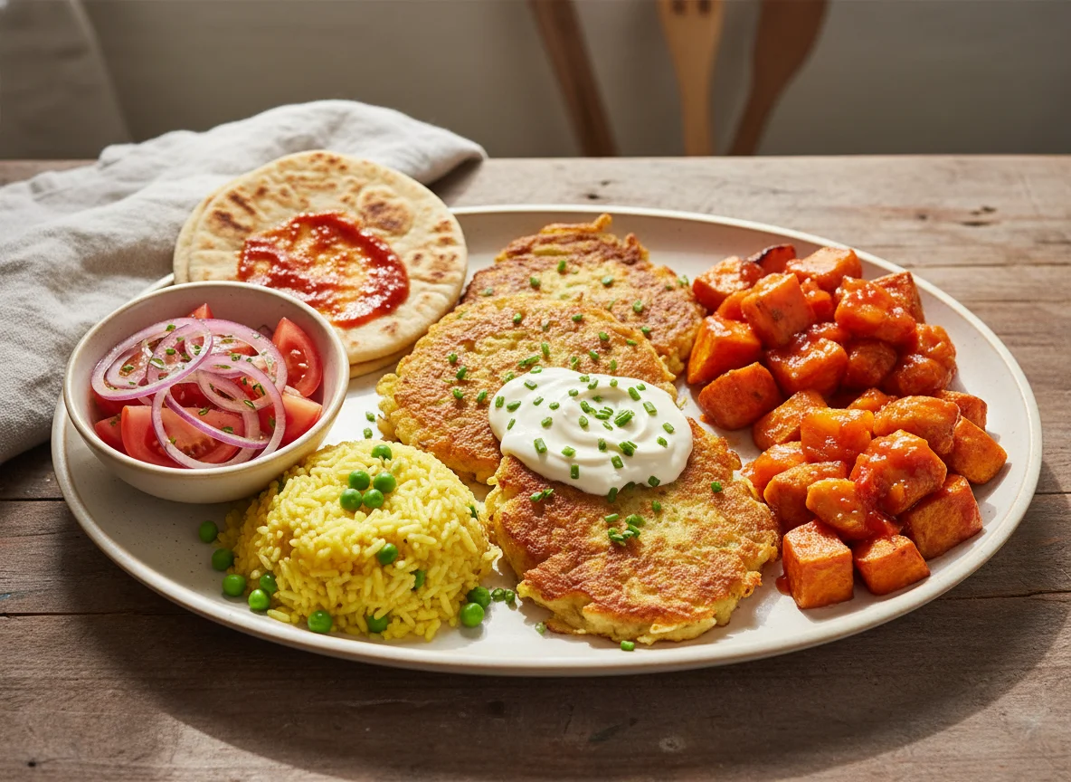 Pancakes potato photo