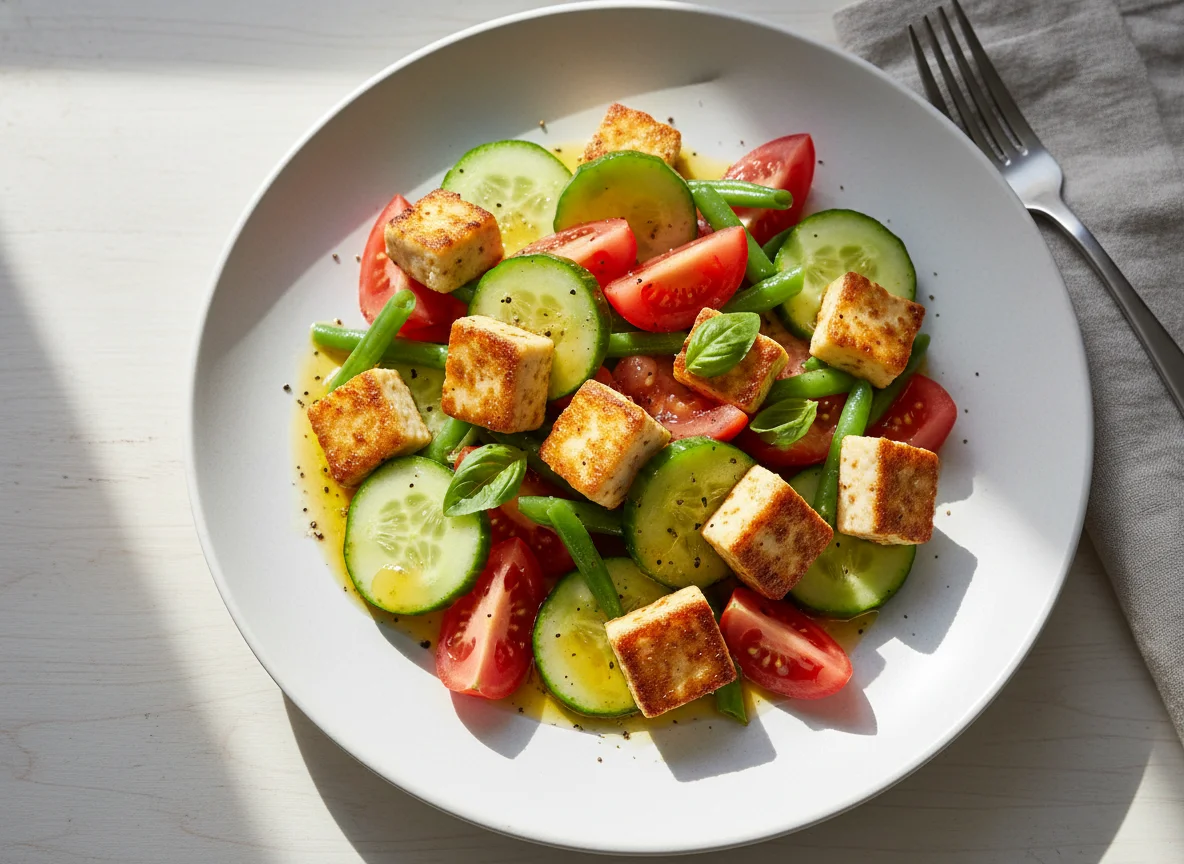 Paneer and Vegetable Salad photo