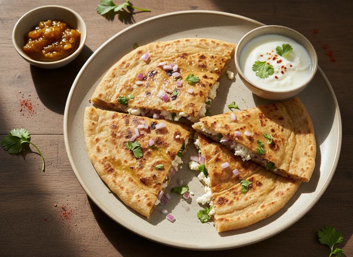 Paneer Paratha photo