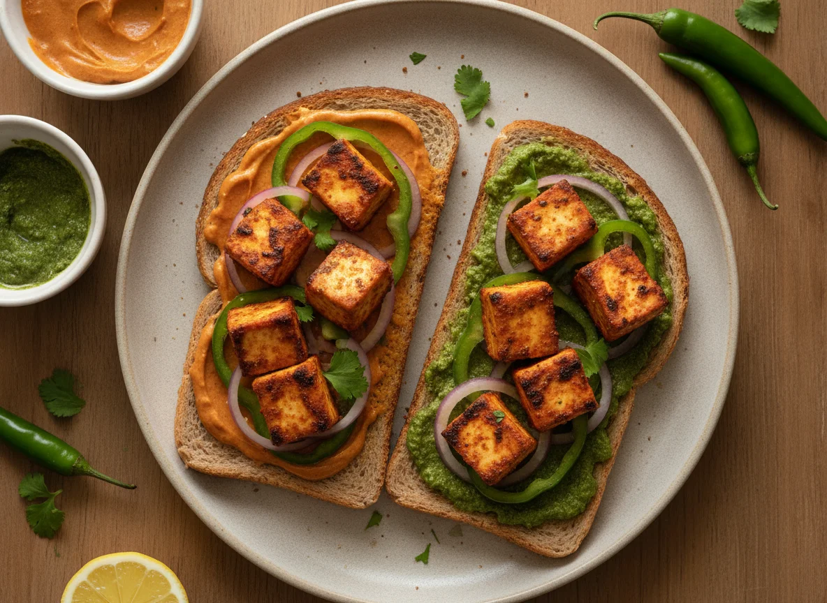 Paneer Tikka Sandwich photo